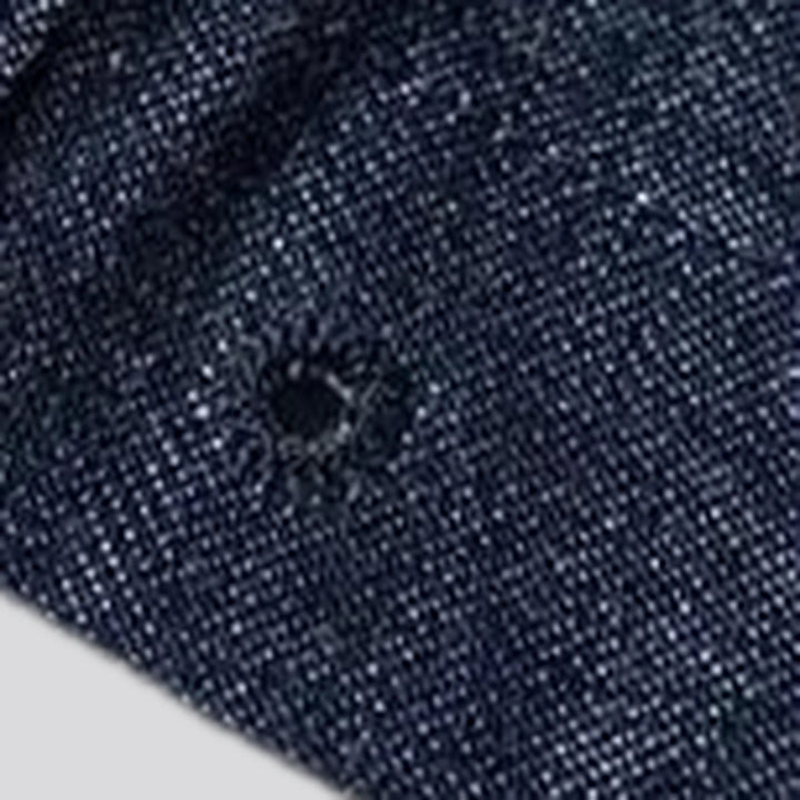 Shawl collar selvedge men's jean chore jacket