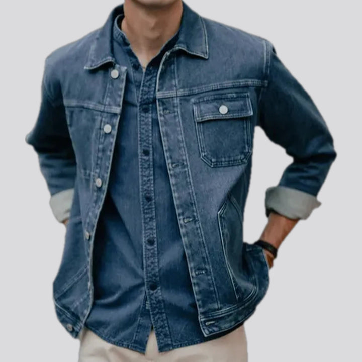 Casual street medium men's jeans jacket