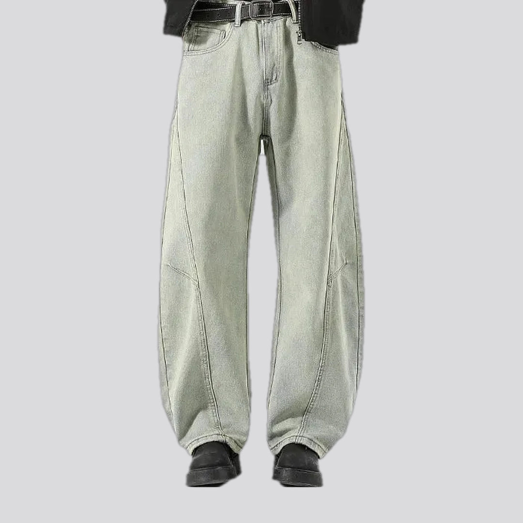 Boho panneled vintage men's jeans