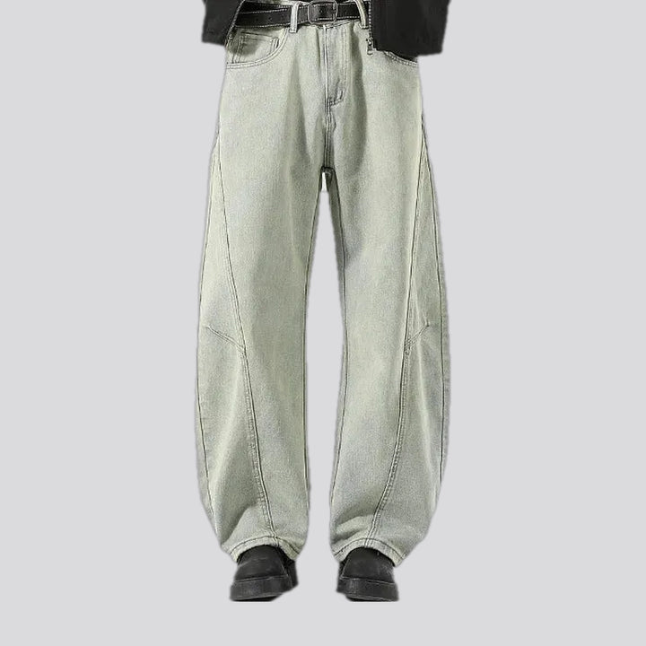 Boho panneled vintage men's jeans