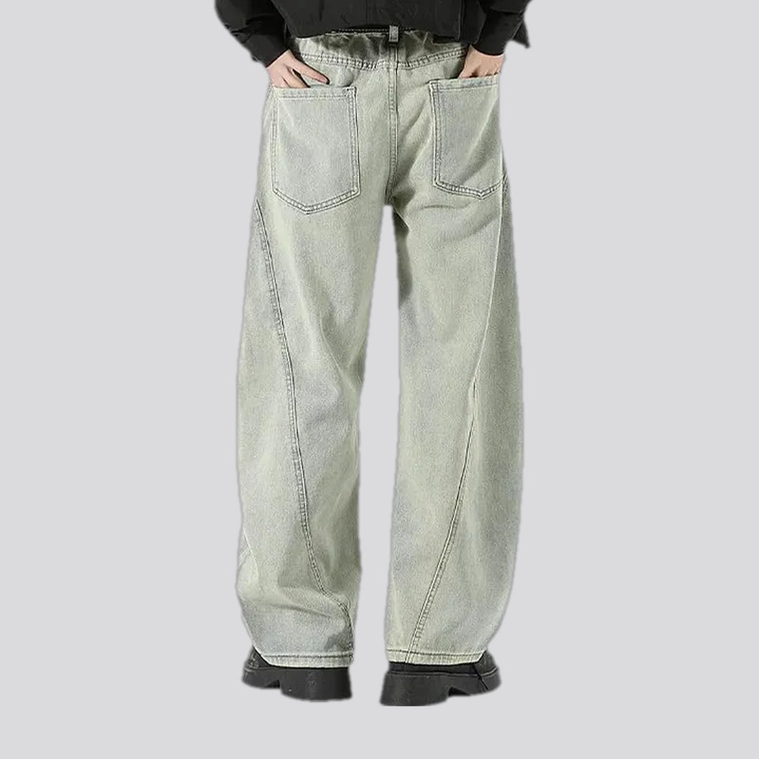Boho panneled vintage men's jeans