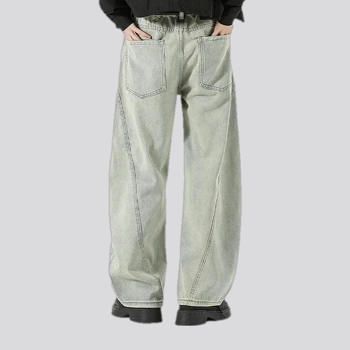 Boho panneled vintage men's jeans