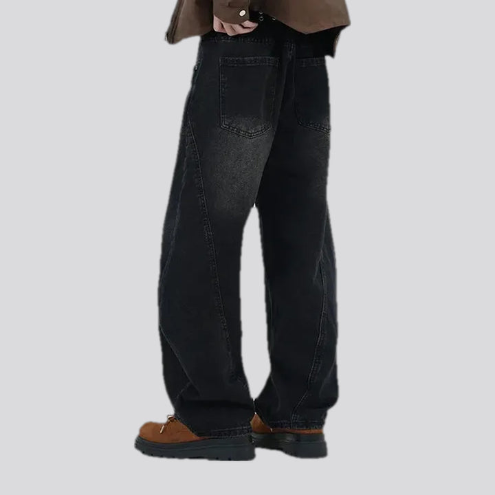 Boho panneled vintage men's jeans