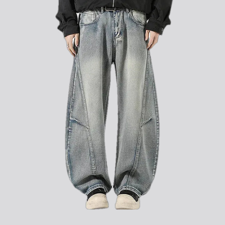 Boho panneled vintage men's jeans