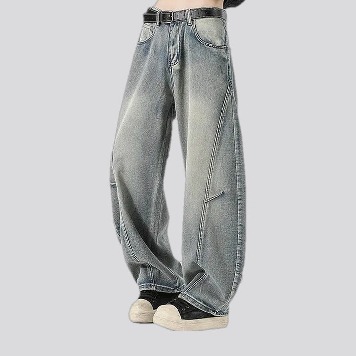Boho panneled vintage men's jeans