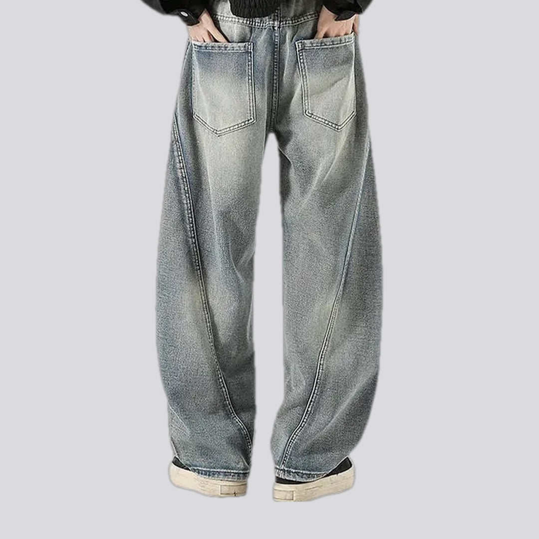 Boho panneled vintage men's jeans