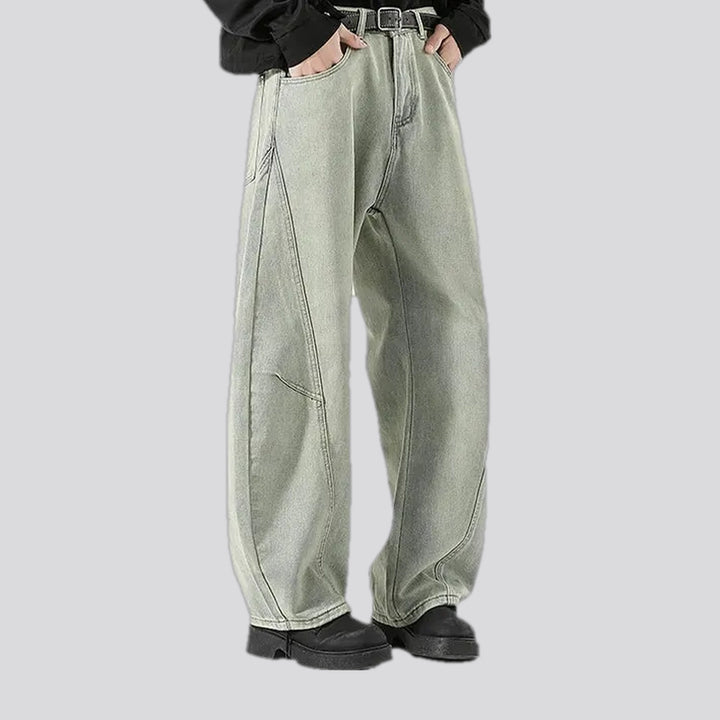 Boho panneled vintage men's jeans