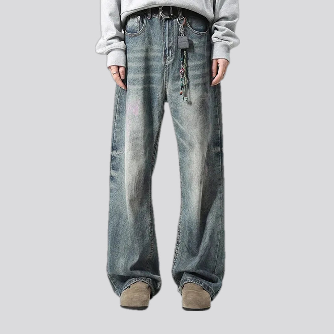 Faded Boho Baggy-leg Men's Jeans | Jeans4you.shop